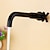 cheap Wall Mount-Bathroom Faucet Single Handle Matte Black Wall Installation One Hole Standard Spout Zinc Alloy Bathroom Faucet with Cold Water Only