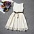 cheap Movie &amp; TV Theme Costumes-Princess Dress Flower Girl Dress Girls&#039; Movie Cosplay A-Line Slip Cosplay Vacation Dress White Black Beige Dress Halloween Carnival Masquerade Lace Polyester