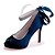 cheap Wedding Shoes-Women&#039;s Wedding Shoes Dress Shoes Ankle Strap Heels White Shoes Wedding Party Party &amp; Evening Solid Colored Wedding Heels Bridal Shoes Bridesmaid Shoes Rhinestone Ribbon Tie Stiletto Heel Peep Toe