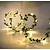 abordables Tiras de Luces LED-10m Cuerdas de Luces 100 LED 1pc Blanco Cálido día de Pascua Navidad Fiesta Decorativa Boda Pilas AA alimentadas