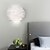 cheap LED Wall Lights-Nordic Wall Lamp Feather Bedside Lamp Girls Bedside Lamp Feather Wall Lamp Contracted Contemporary Sitting Room Setting Wall Originality Children Room