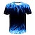 preiswerte 3D-T-Shirts für Jungen-kinderkleidung Jungen T-Shirt Farbblock 3D-Druck Kurzarm Basic Sommer Regenbogen