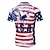 cheap Women&#039;s Cycling Clothing-21Grams® Men&#039;s Short Sleeve Cycling Jersey Summer Spandex Polyester Red+Blue American / USA Eagle National Flag Bike Jersey Top Mountain Bike MTB Road Bike Cycling UV Resistant Breathable Quick Dry