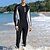 cheap Wetsuits &amp; Diving Suits-Men&#039;s Rash Guard Dive Skin Suit Top Bottoms SPF50 UV Sun Protection Breathable Full Body 2 Piece Front Zip - Swimming Diving Surfing Snorkeling Patchwork Spring Summer / Quick Dry / Quick Dry