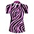 ieftine Seturi de îmbrăcăminte pentru bărbați-21Grams® Pentru femei Manșon scurt Jersey de ciclism cu pantaloni scurți Vară Spandex Poliester Mov Dungi Culoare solidă Bicicletă Costume Pad 3D Respirabil Rezistent la Ultraviolete Uscare rapid