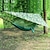 preiswerte Campingmöbel-Camping-Hängematte mit Pop-Up-Moskitonetz Hängematten-Regenfliege Außen Sonnenschutz Anti - Moskito Hochbelastbar Nylon Fallschirm mit Karabinern und Baumgurten für 2 Personen Campen und Wandern