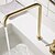 economico Classici-rubinetto lavabo bagno, nero/cromo/oro spazzolato/finitura oro rosa diffusa monocomando doppio foro lavabo miscelatore lavabo rubinetto bagno con interruttore caldo e freddo