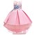 cheap Movie &amp; TV Theme Costumes-Princess Dress Flower Girl Dress Girls&#039; Movie Cosplay A-Line Slip Cosplay Vacation Dress Pink Beige Light Blue Dress Halloween Carnival Masquerade Tulle Polyester