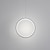 baratos Luzes da ilha-2 pçs 20cm pingente de luz led design círculo luz de cabeceira acabamentos pintados de alumínio moldura branca preta para entrada do quarto sala de jantar moderna 110-120v 220-240v 10w