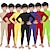 cheap Cosplay &amp; Costumes-Jumpsuit Kids Kid&#039;s Lycra Spandex Cosplay Costumes Kids Charm Ordinary Sporty New Year N / A / Zentai / Zentai / High Elasticity