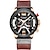 ieftine Ceasuri Quartz-ceas de cuarț curren pentru bărbați sport de lux casual militar brațe analogice calendar cronograf cronometru curea de piele impermeabilă ceas ceas masculin