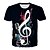 abordables T-shirt 3D homme-T-shirt Chemise Homme Graphique Flamme Taille Asiatique Imprimé Manches Courtes Quotidien Standard Polyester Col Rond / Eté