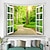 cheap Landscape Tapestry-Window Landscape Wall Tapestry Art Decor Blanket Curtain Picnic Tablecloth Hanging Home Bedroom Living Room Dorm Decoration Polyester Forest