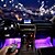 halpa רצועות נורות LED-4x5M Light Sets 600 LEDs 5050 SMD 10mm 1x 1 To 4 Cable Connector 1Set Mounting Bracket 1 DC Cables 1 set RGB Multi Color Waterproof APP Control Party 12 V