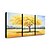 cheap Landscape Paintings-Oil Painting Hand Painted Vertical Landscape Modern Stretched Canvas / Three Panels