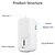 cheap Soap Dispensers-Automatic induction hand sterilizer Wall Mounted Alcohol spray sterilizer Spray sterilizer Building Entrace Necessary Black &amp; White Random Delivery