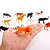 cheap Animal Action Figures-8 pcs Action Figure Plastic Imaginative Play, Stocking, Great Birthday Gifts Party Favor Supplies Boys&#039;