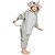 preiswerte Kigurumi Pyjamas-Kinder Kigurumi-Pyjamas Elefant Tier Pyjamas-Einteiler Polar-Fleece Grau Cosplay Für Jungen und Mädchen Tiernachtwäsche Karikatur Fest / Feiertage Kostüme / Gymnastikanzug / Einteiler