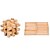 preiswerte Rätselspiele-Tetris Wooden Puzzles IQ Brain Teasers Luban Lock Toys Square IQ Test Unisex 1 Pieces