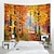 cheap Landscape Tapestry-Wall Tapestry Art Decor Blanket Curtain Picnic Tablecloth Hanging Home Bedroom Living Room Dorm Decoration Autumn Nature Landscape Forest Tree