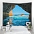 cheap Wall Tapestries-Ocean Wave Cave Wall Tapestry Art Decor Blanket Curtain Picnic Tablecloth Hanging Home Bedroom Living Room Dorm Decoration Nature Landscape Sea