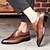 baratos Sapatos Oxford para Homem-Homens Oxfords Sapatos de vestir Sapatos Derby Formais Casamento Festas &amp; Noite Escritório e Carreira Caminhada Couro Não escorregar Use prova Preto Vermelho Marron Gradiente Outono Primavera