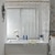 voordelige Douchegordijnen Top Sale-schimmelbestendig peva antibacterieel waterdicht douchegordijn modern badkamergordijn met haak 180cmx180cm