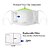 billige Ansigtsmaske-Ansigtsdæksel Filterelement Dame Spandex Polyester En Størrelse Regnbue 1 stk / pakke Voksen Flerlags Net Sport Hjem Alle årstider