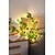 billige LED-kædelys-2.5m Lysslynger 20 lysdioder 1pc Varm hvid Valentins Dag Nytår Nyt Design Fest Dekorativ AA Batterier Powered