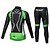 cheap Cycling Jersey &amp; Shorts / Pants Sets-Malciklo Women&#039;s Long Sleeve Cycling Jersey with Tights Winter Summer Elastane Purple Green Orange British Funny Plus Size Bike Quick Dry Sports Patterned Mountain Bike MTB Road Bike Cycling Clothing
