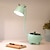 billige Skrivebordslamper-smart touch skrivebordslampe genopladelig øjenbeskyttelse justerbar lysstyrke usb-opladning til soveværelse arbejdsværelse kontor dc 5v pink grøn hvid