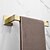 cheap Towel Bars-Bathroom Accessory Set Stainless Steel Include Single Towel Bar Toilet Paper Holder Robe Hook and Towel Shelf Wall Mounted Golden 1 or 3 or 4 pcs