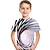 cheap Boy&#039;s 3D T-shirts-Boys T shirt Short Sleeve T shirt Tee Geometric Color Block Optical Illusion 3D Print Active Sports Streetwear Polyester Spandex Kids Toddler Print 3D Printed Graphic Shirt