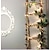 economico Strisce LED-10m Fili luminosi 100 LED 1pc Bianco caldo Bianco Multicolore San Valentino Natale Al Coperto Feste Decorativo Batterie alimentate
