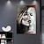 cheap People Paintings-Oil Painting Hand Painted Vertical People Abstract Portrait Modern Rolled Canvas (No Frame)