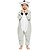 cheap Kigurumi Pajamas-Kid&#039;s Kigurumi Pajamas Koala Animal Onesie Pajamas Polar Fleece Gray Cosplay For Boys and Girls Animal Sleepwear Cartoon Festival / Holiday Costumes / Leotard / Onesie