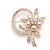 cheap Pins and Brooches-Pearl Brooches Hollow Out Flower Fashion Imitation Pearl Brooch Jewelry Gold For Gift Festival