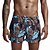 cheap Men&#039;s Swimwear &amp; Beach Shorts-Men&#039;s Swim Trunks Swim Shorts Bottoms Drawstring Swimsuit Ultra Light (UL) Quick Dry Swimming Surfing Painting Dark Blue / Micro-elastic