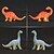 levne Figurky dinosaurů-Draci a dinosaury Dinosaurus Obrázek Triceratops Jurský dinosauř Velociraptor Tyrannosaurus rex Plastický Dětské Party laskavosti, věda dárky vzdělávací hračky pro děti a dospělé