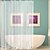 preiswerte Duschvorhänge Top Verkauf-Schimmelresistenter antibakterieller, wasserdichter Duschvorhang von Peva, moderner Badezimmervorhang mit Haken, 180 cm x 180 cm