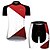 cheap Men&#039;s Clothing Sets-21Grams Women&#039;s Cycling Jersey with Shorts Short Sleeve Mountain Bike MTB Road Bike Cycling Red White Plaid Checkered Patchwork Geometic Bike Clothing Suit Spandex Polyester Breathable Ultraviolet