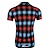 cheap Men&#039;s Jerseys-Men&#039;s Cycling Jersey Short Sleeve Bike Jersey Top with 3 Rear Pockets Mountain Bike MTB Road Bike Cycling Breathable Anatomic Design Quick Dry Reflective Strips Yellow Red Purple Plaid Checkered