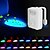 cheap Indoor Night Lights-Square Toilet Light LED Night Light LED Smart Light Waterproof Color-Changing Easy Carrying Body Sensor AA Batteries Powered 2pcs 1pc