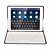 cheap iPad Keyboards-Case For iPad 10.2 Case Ultra thin Detachable Wireless Bluetooth Keyboard Case cover For iPad 7th Generation