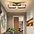 abordables Montajes al ras y montajes semi al ras-50,5 cm diseño de línea cuadrada luces empotradas acabados pintados en aluminio led moderno 220-240v