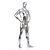cheap Zentai Suits-Shiny Zentai Suits Skin Suit Full Body Suit Adults&#039; Spandex Latex Cosplay Costumes Sex Men&#039;s Women&#039;s Solid Colored Halloween / Leotard / Onesie / Leotard / Onesie / High Elasticity