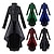 cheap Medieval-Punk &amp; Gothic Medieval Steampunk 17th Century Coat Trench Coat Outerwear Witch Plague Doctor Women&#039;s Fit &amp; Flare Halloween Party Halloween Festival Coat