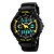 cheap Digital Watches-SKMEI Men&#039;s Wrist Watch Quartz Water Resistant / Waterproof Analog - Digital White Yellow Red / Two Years / Rubber / Alarm / Calendar / date / day / Chronograph