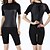 cheap Wetsuits &amp; Diving Suits-MYLEDI Women&#039;s Shorty Wetsuit 2mm SCR Neoprene Diving Suit Thermal Warm UV Sun Protection Anatomic Design High Elasticity Short Sleeve Back Zip - Swimming Diving Surfing Scuba Patchwork Autumn / Fall