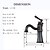 cheap Classical-Bathroom Sink Faucet,Vintage Style Brass Deck Mount Oil-rubbed Bronze Single Handle One Hole Rotatable Bathroom Faucet with Hot and Cold Switch